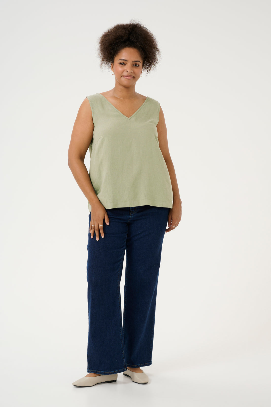 Kaffe Curve Top