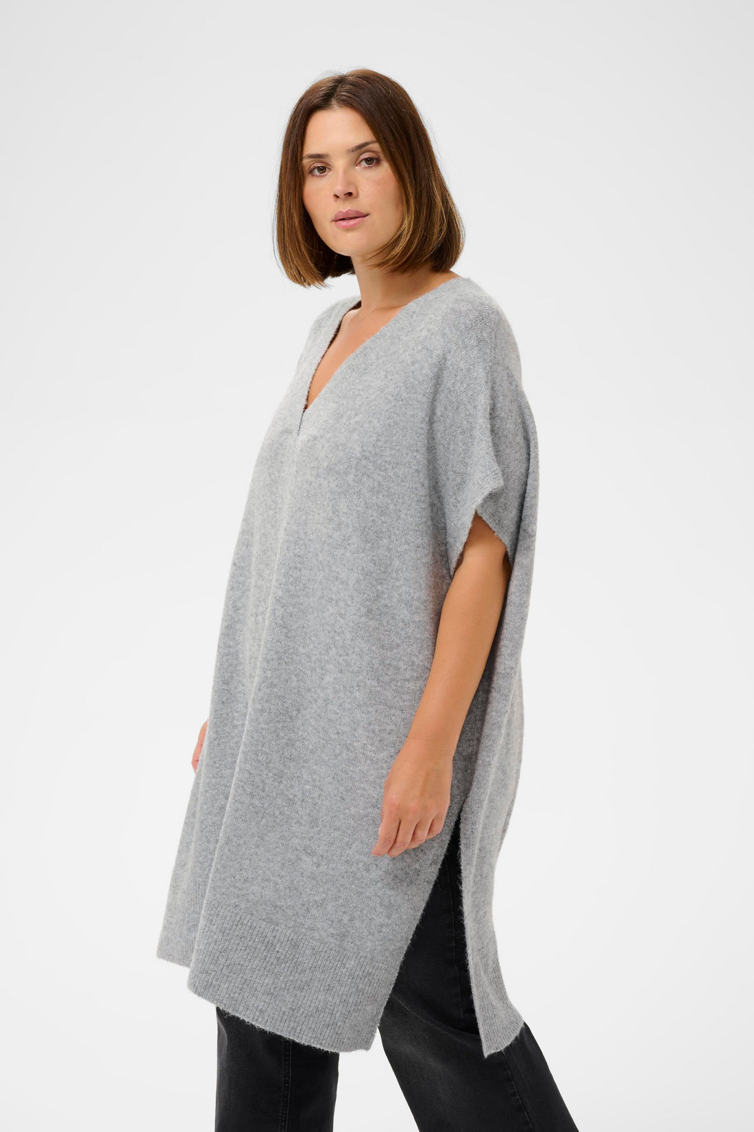 Kaffe Curve Poncho