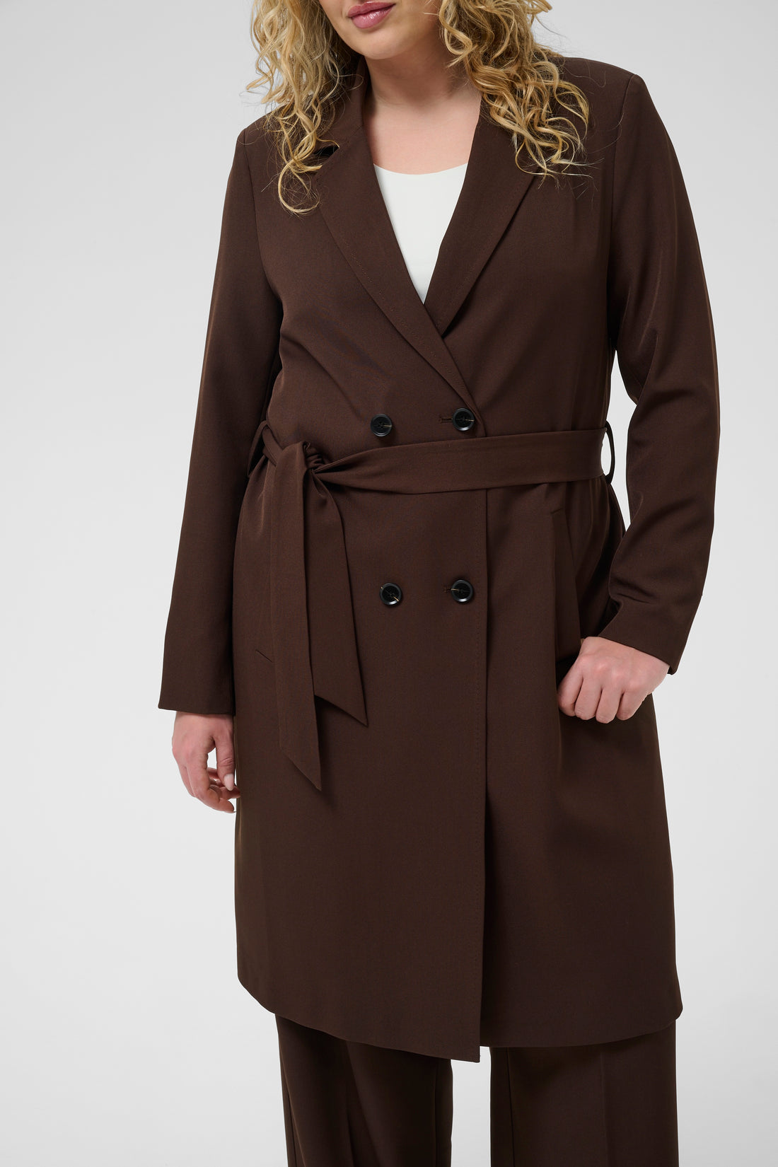 Kaffe Curve Lang Blazer